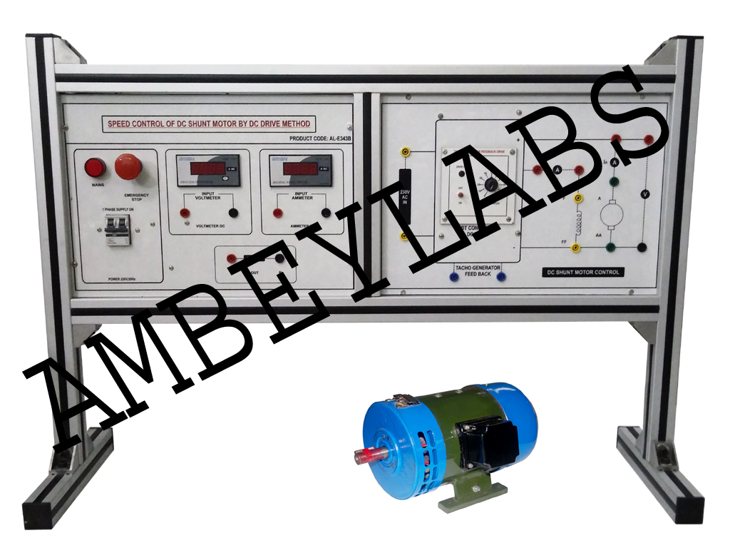 AL-E343B SPEED CONTROL OF DC SHUNT MOTOR BY SCR BASED DC DRIVE METHOD