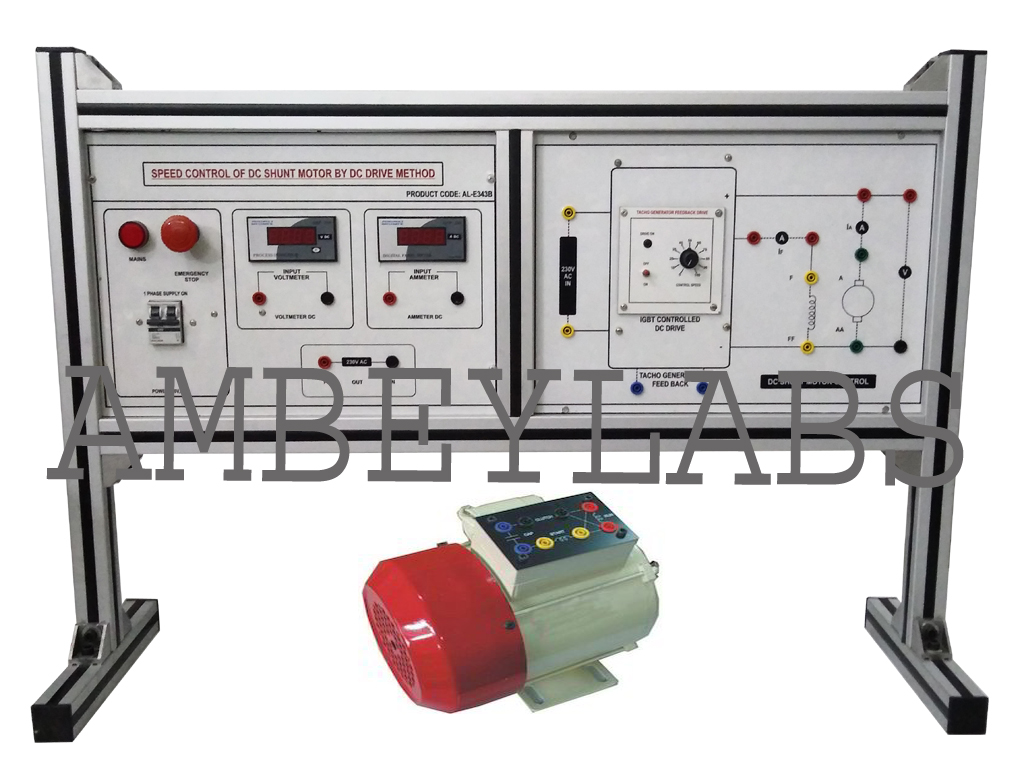 AL-E343B SPEED CONTROL OF DC SHUNT MOTOR BY SCR BASED DC DRIVE METHOD