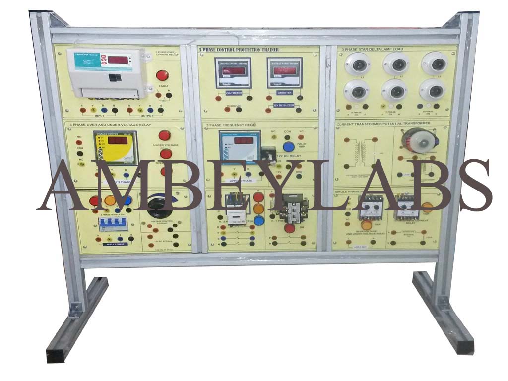 AL-E551A 3PHASE PROTECTION SYSTEM CONTROL TRAINER