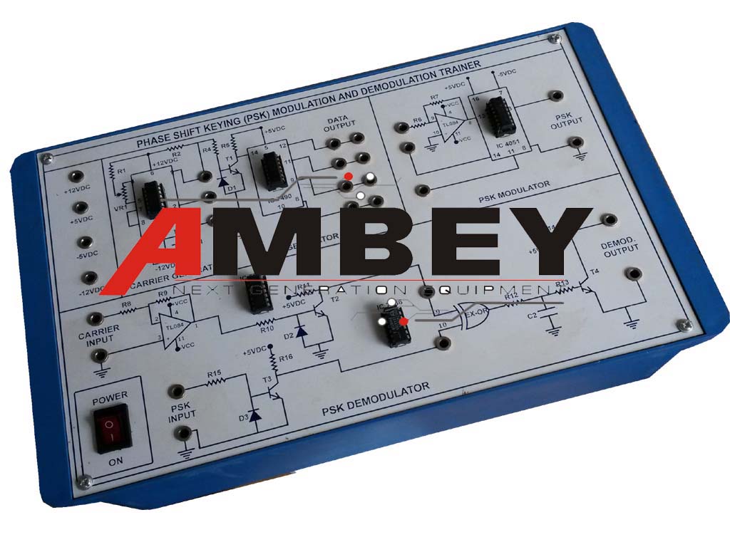 AL-E165 PHASE SHIFT KEYING MODULATION AND DEMODULATION TRAINER