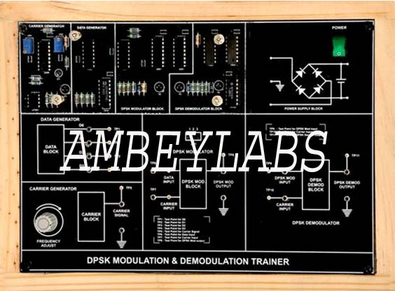 AL-E524 DIFFERENTIAL PHASE SHIFT KEYING MODULATION AND DEMODULATION TRAINER