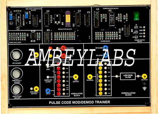 AL-E710 DIFFERENTIAL PULSE CODE MODULATION AND DEMODULATION TRAINER (DPCM)