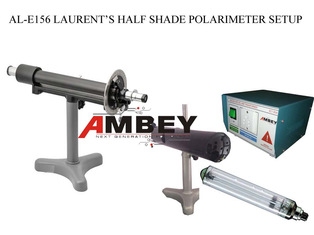 AL-E156 DETERMINATION OF SPECIFIC ROTATION OF SUGAR SOLUTION WITH HALF SHADE POLARIMETER