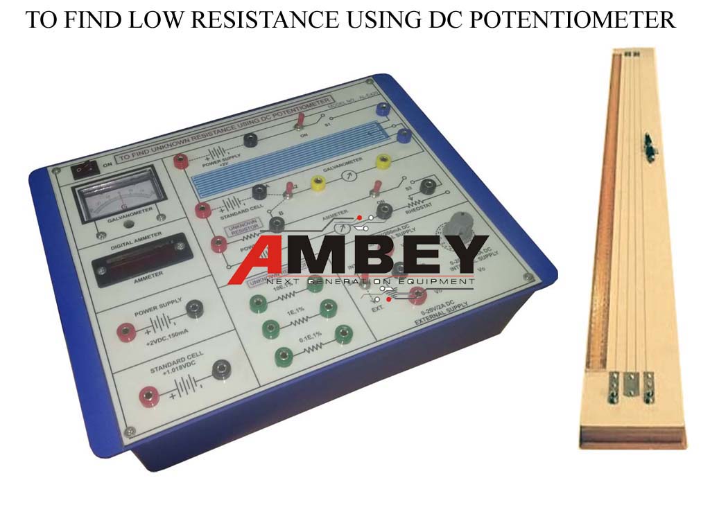 AL-E508 MEASUREMENT OF LOW RESISTANCE BY DC SLIDE WIRE POTENTIOMETER