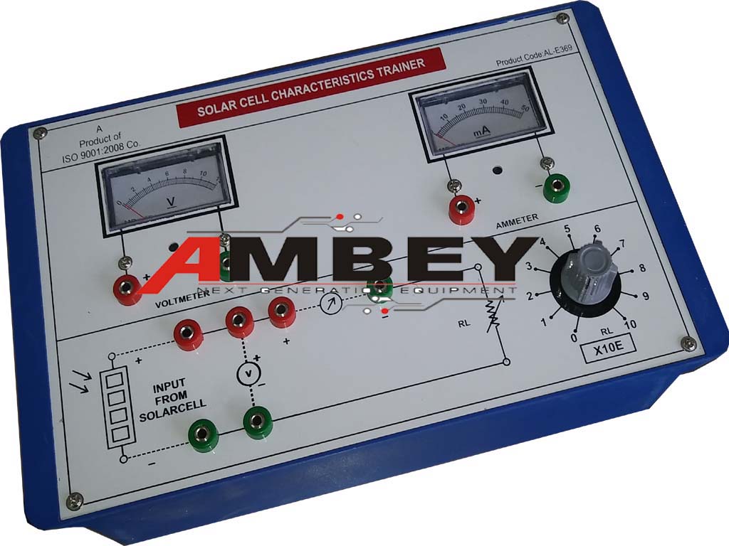 AL-E369A SOLAR CELL CHARACTERISTICS (ANALOG METERS)
Â 
Â 