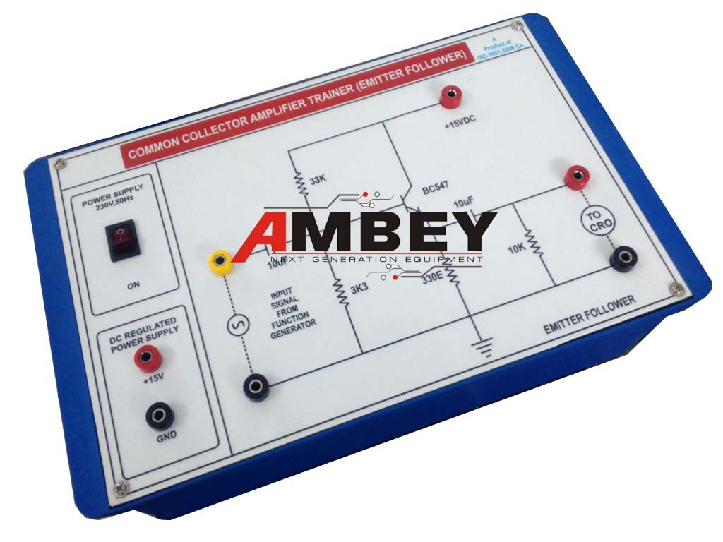 AL-E118 COMMON COLLECTOR AMPLIFIER (EMITTER FOLLOWER) TRAINER