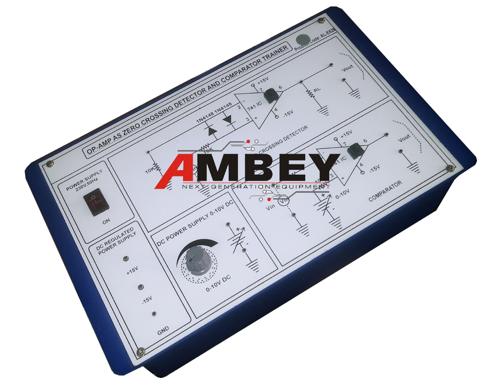 AL-E626 OP-AMP AS ZERO CROSSING DETECTOR AND COMPARATOR TRAINER