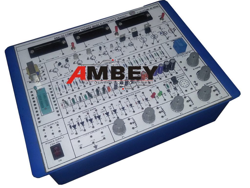 AL-E049A ANALOG COMPONENT TRAINER (3 DIGITAL METERS)