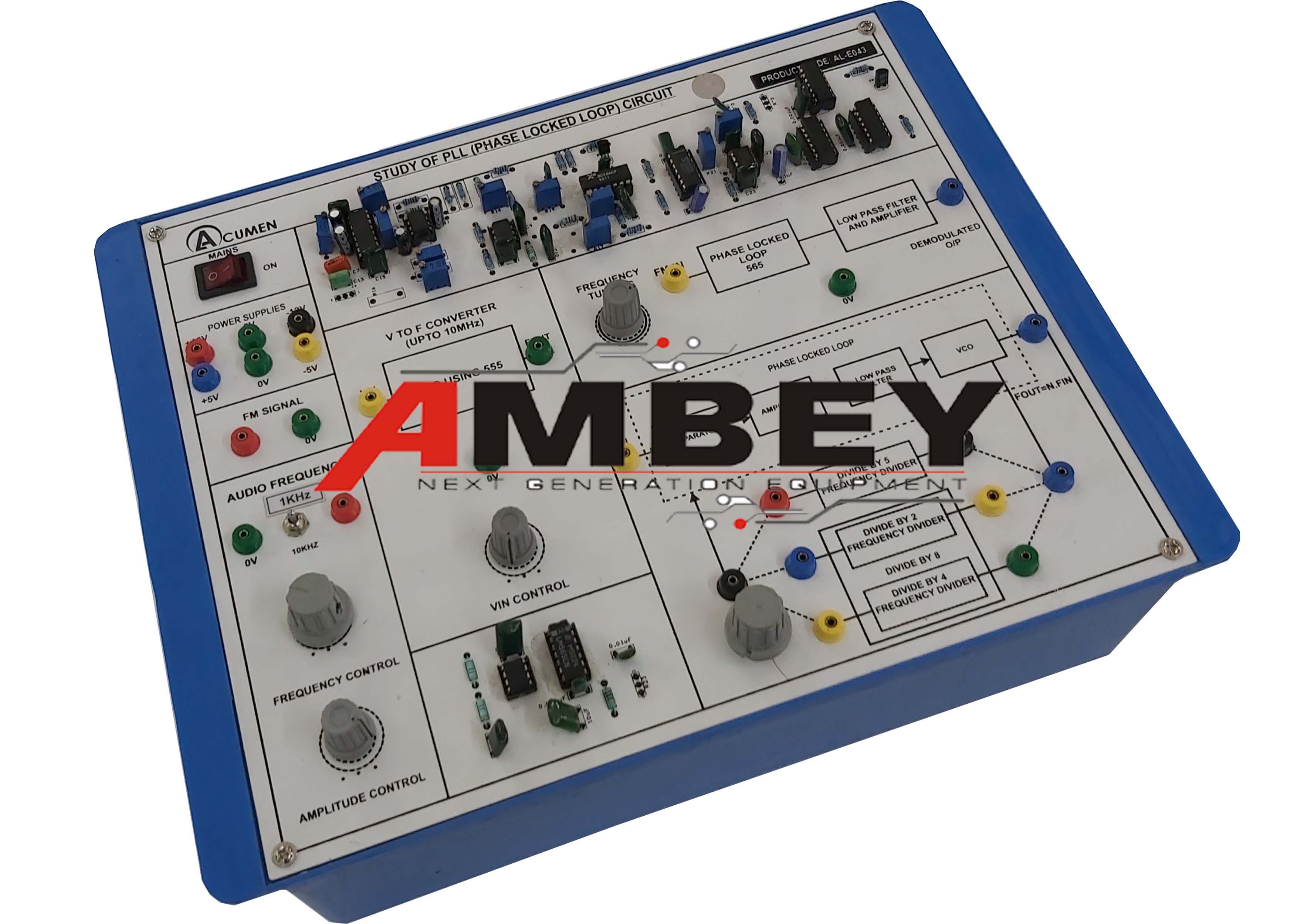 AL-E043 STUDY OF PHASE LOCKED LOOP (PLL)