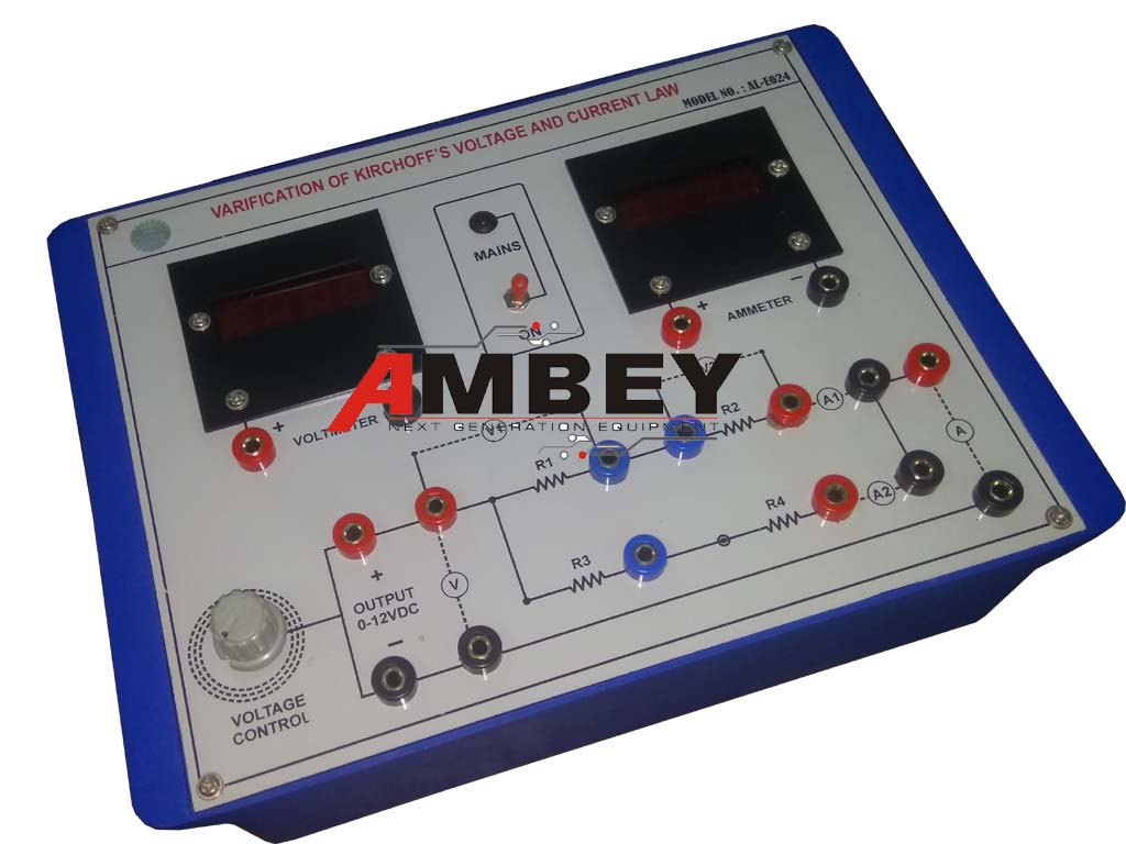 AL-E024 VERIFICATION OF KIRCHOFF'S LAW OF VOLTAGE AND CURRENT THEOREM (DIGITAL)