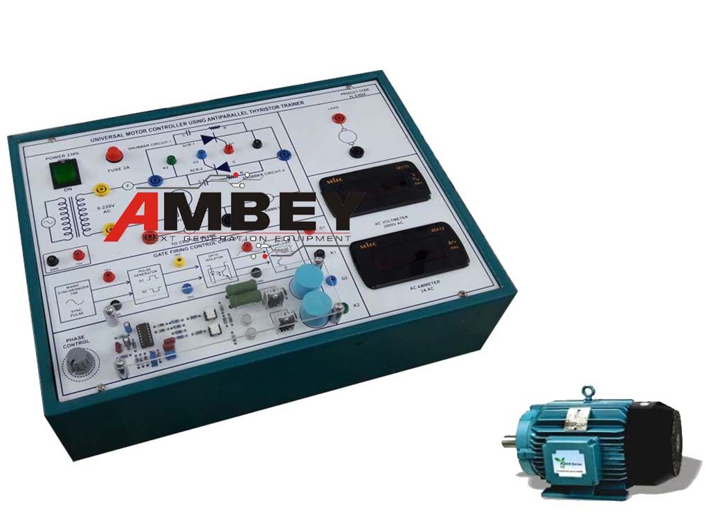 AL-E466B FHP INDUCTION MOTOR CONTROLLER USING ANTIPARALLEL THYRISTOR TRAINER
