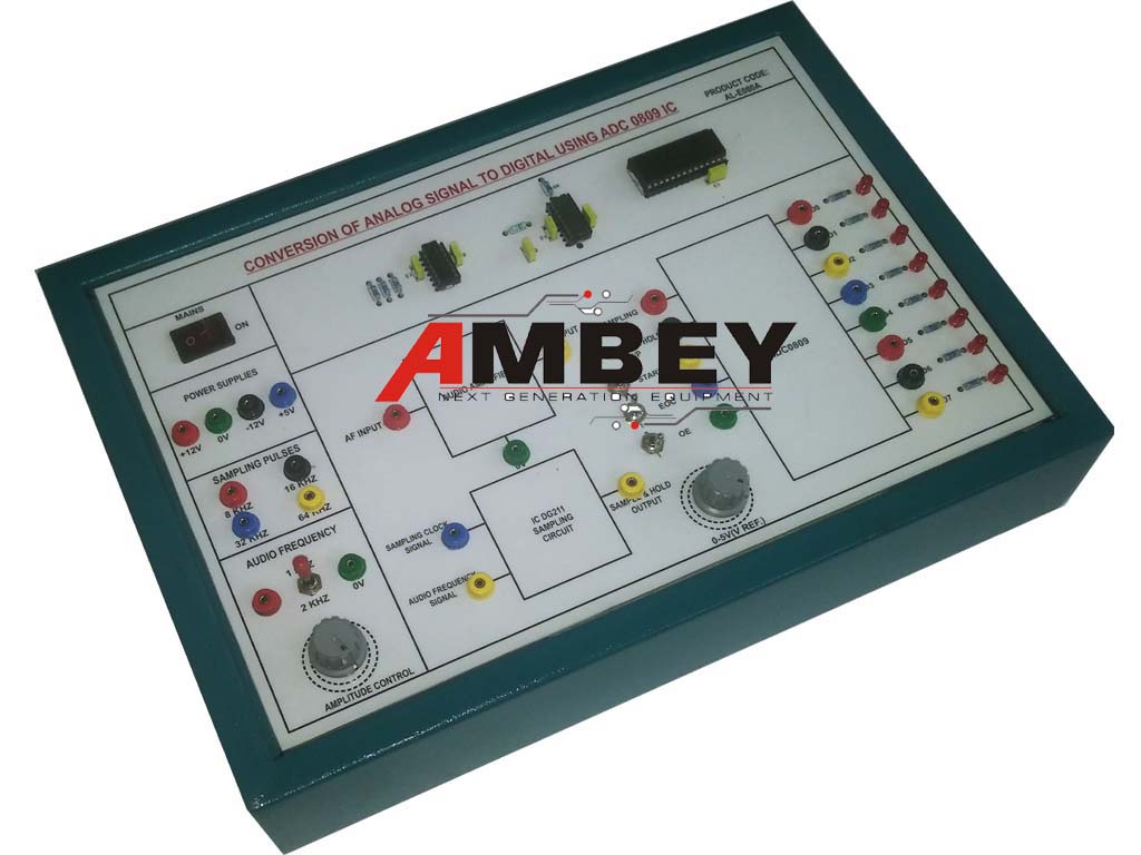 AL-E080A ANALOG TO DIGITAL CONVERTER USING ADC 0809 IC