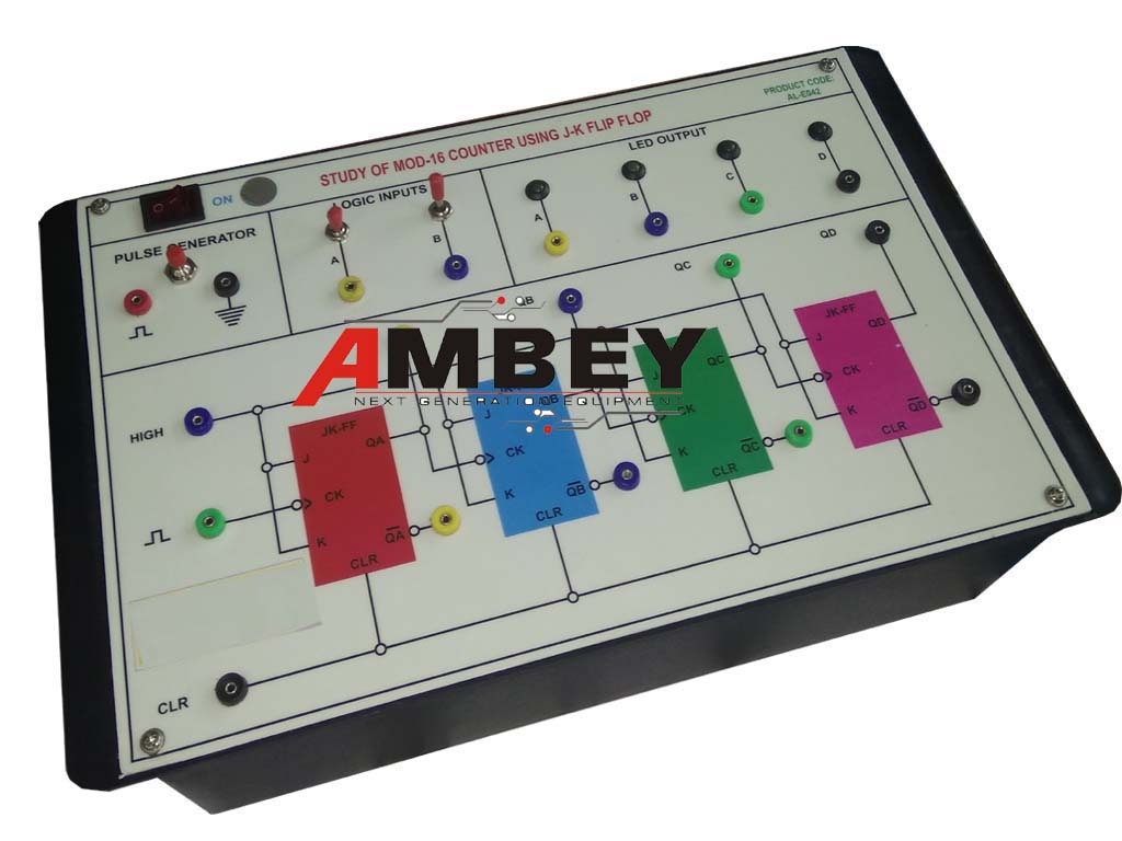 AL-E282A MOD-16 COUNTER USING JK FLIP FLOP TRAINER