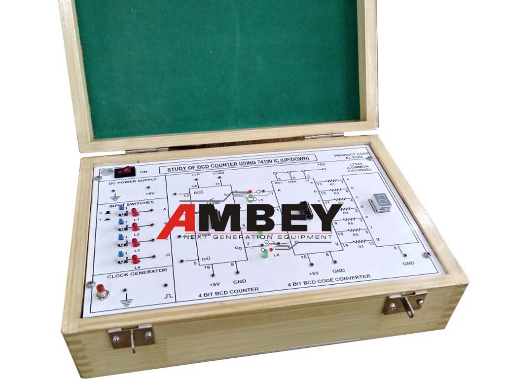 AL-E354 STUDY OF BCD COUNTER USING 74190 IC (UP-DOWN)