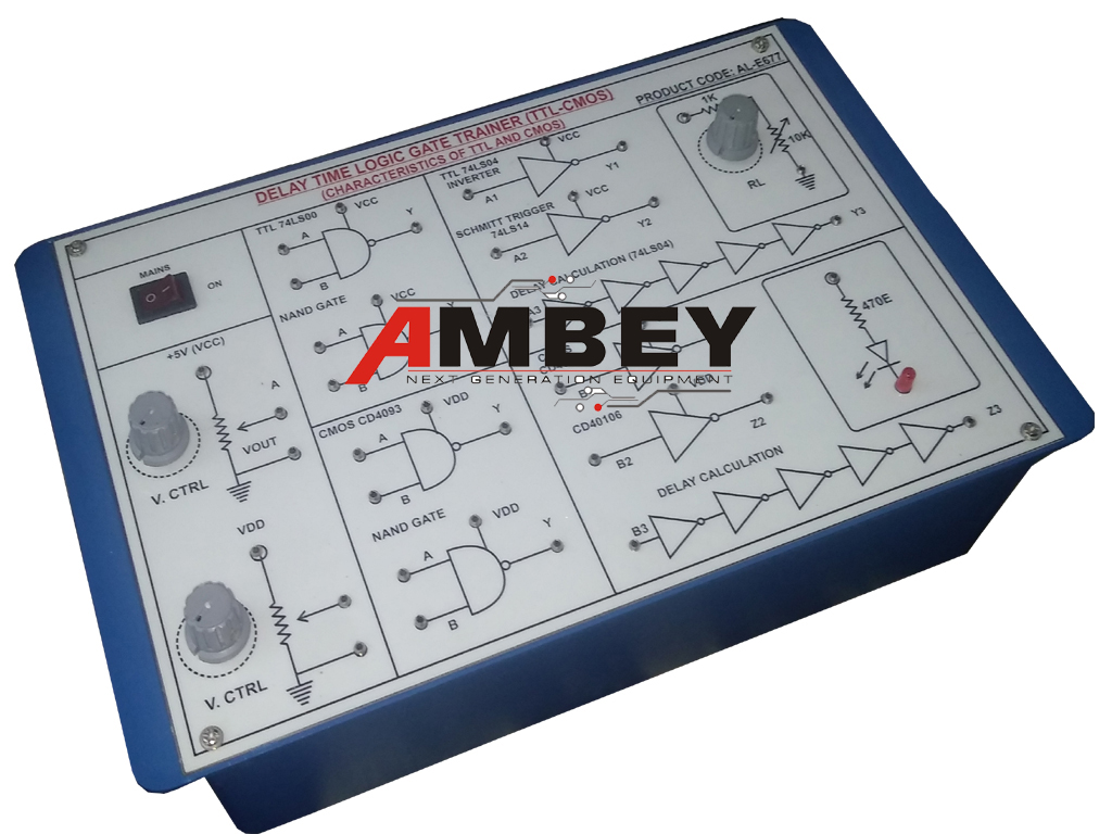 AL-E677 TTL AND CMOS CHARACTERISTICS TRAINER
