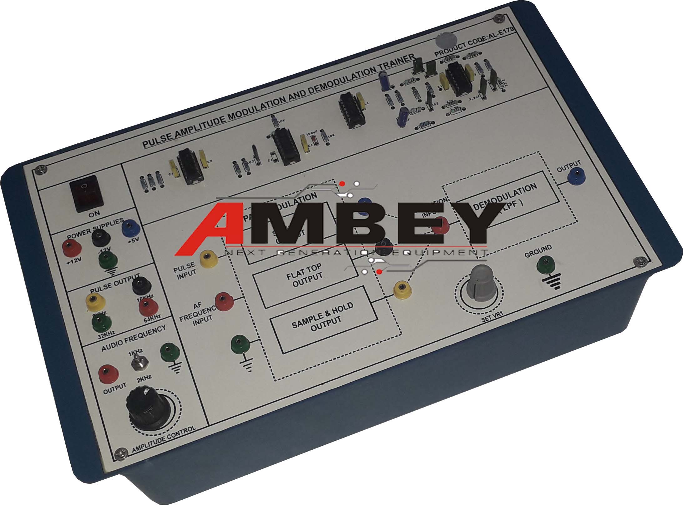 AL-E179 PULSE AMPLITUDE MODULATION AND DEMODULATION TRAINER