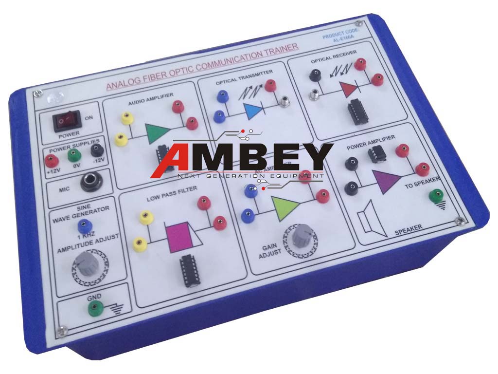 AL-E160A ANALOG FIBER OPTIC TRAINER