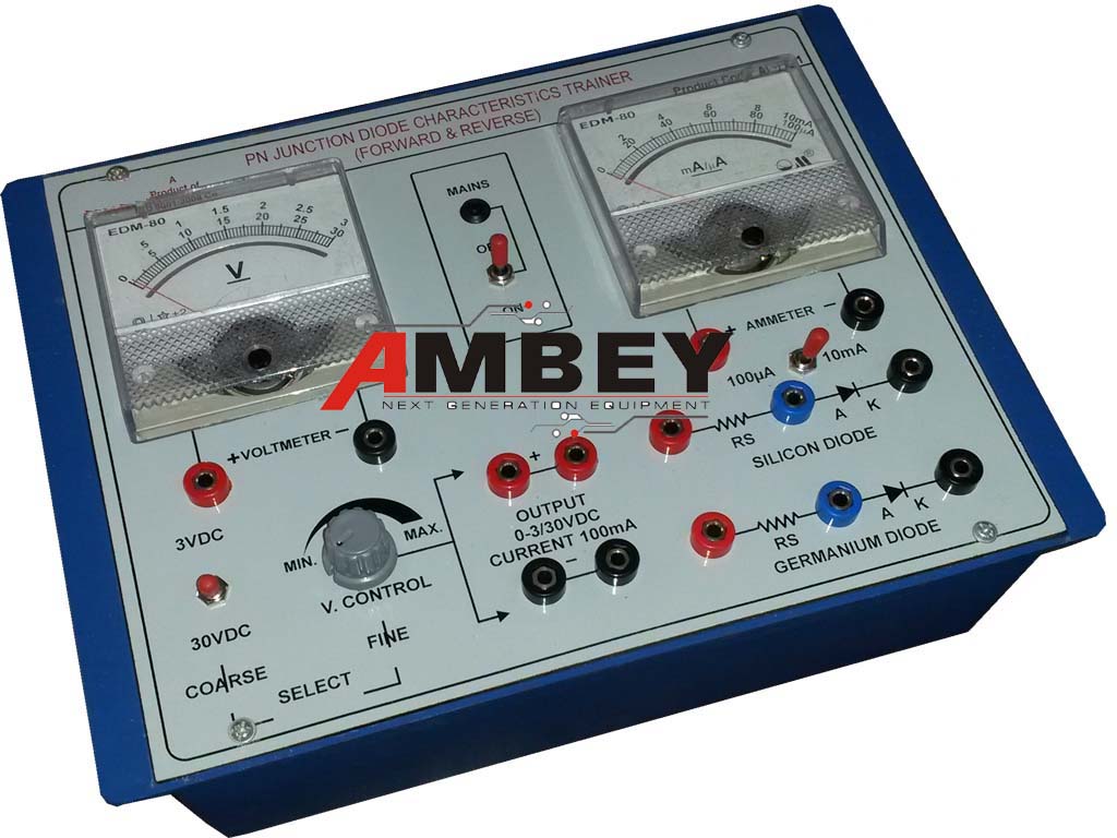 AL-E001B PN JUNCTION DIODE CHARACTERISTICS TRAINER