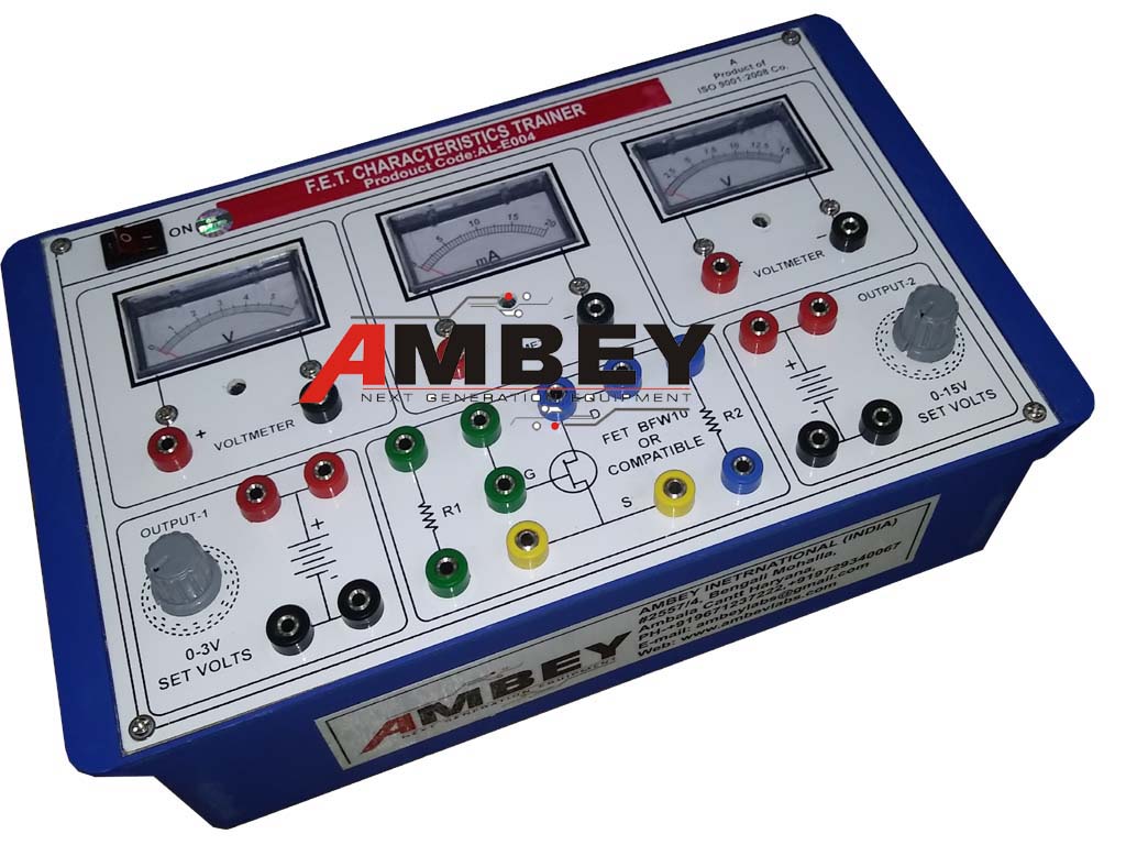 AL-E004A FET CHARACTERISTICS (ANALOG METERS)