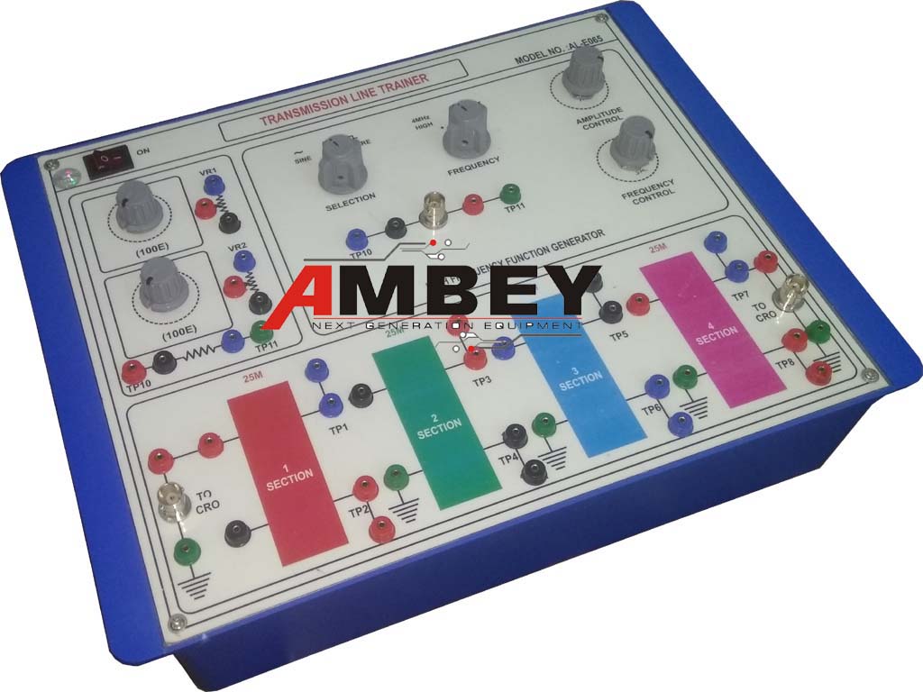 AL-E065 TRANSMISSION LINE TRAINER (4MHz FREQUENCY GENERATOR)