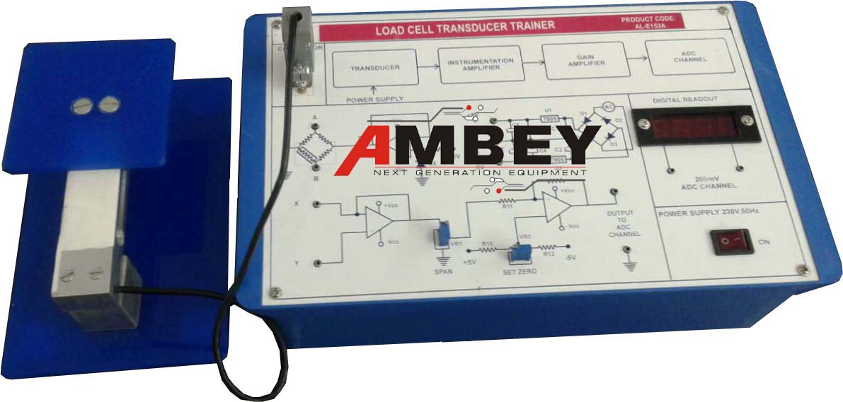 AL-E149B LOADCELL AS STRAIN GAUGE TRANSDUCER TRAINER