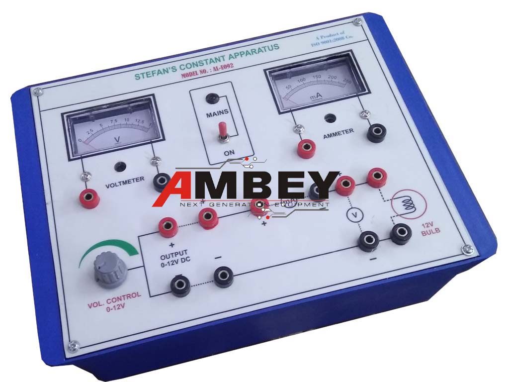 AL-E092 STEFANâ€™S CONSTANT APPARATUS (ELECTRICAL METHOD)