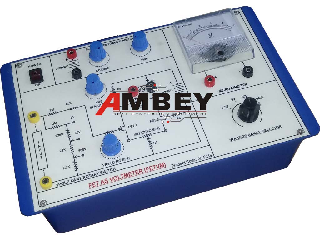 AL-E216 STUDY OF FET AS A VOLTMETER