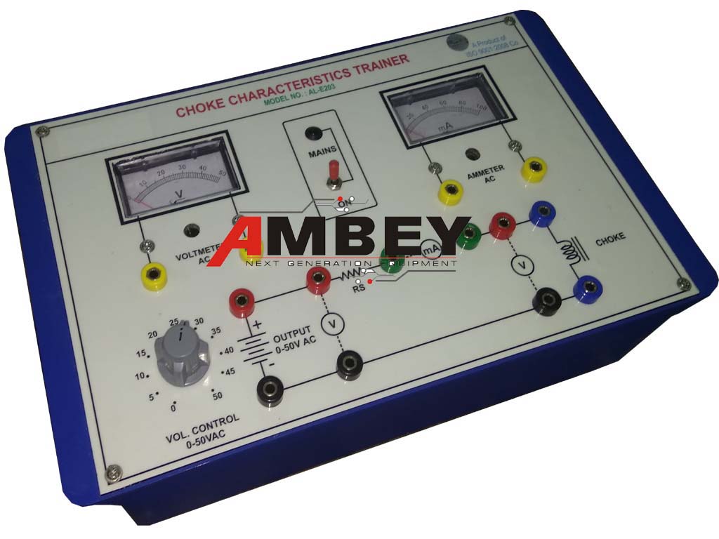 AL-E203 CHOKE CHARACTERISTICS (ANALOG METERS)