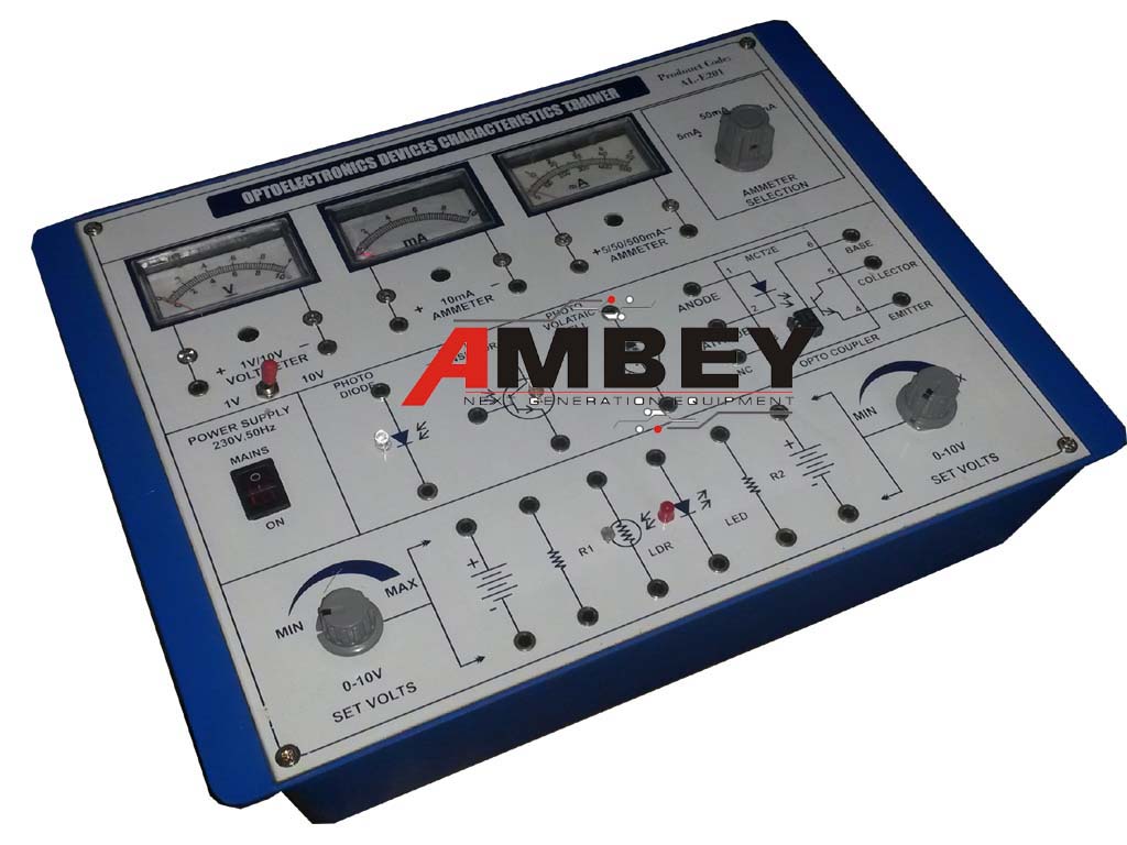 AL-E201A OPTO ELECTRONICS DEVICES CHARACTERISTICS TRAINER (ANALOG)