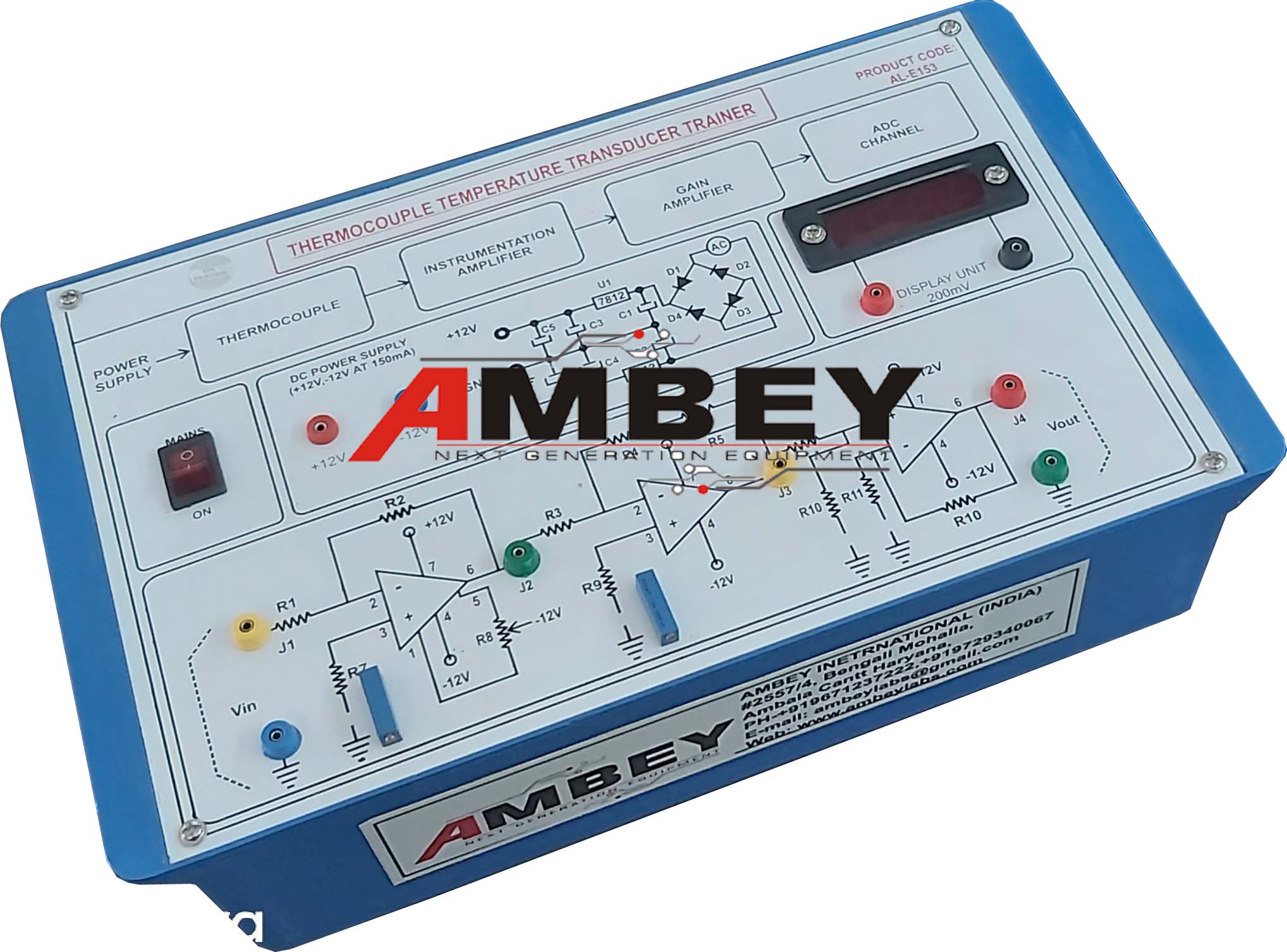 AL-E153 THERMOCOUPLE TEMPERATURE TRANSDUCER TRAINER