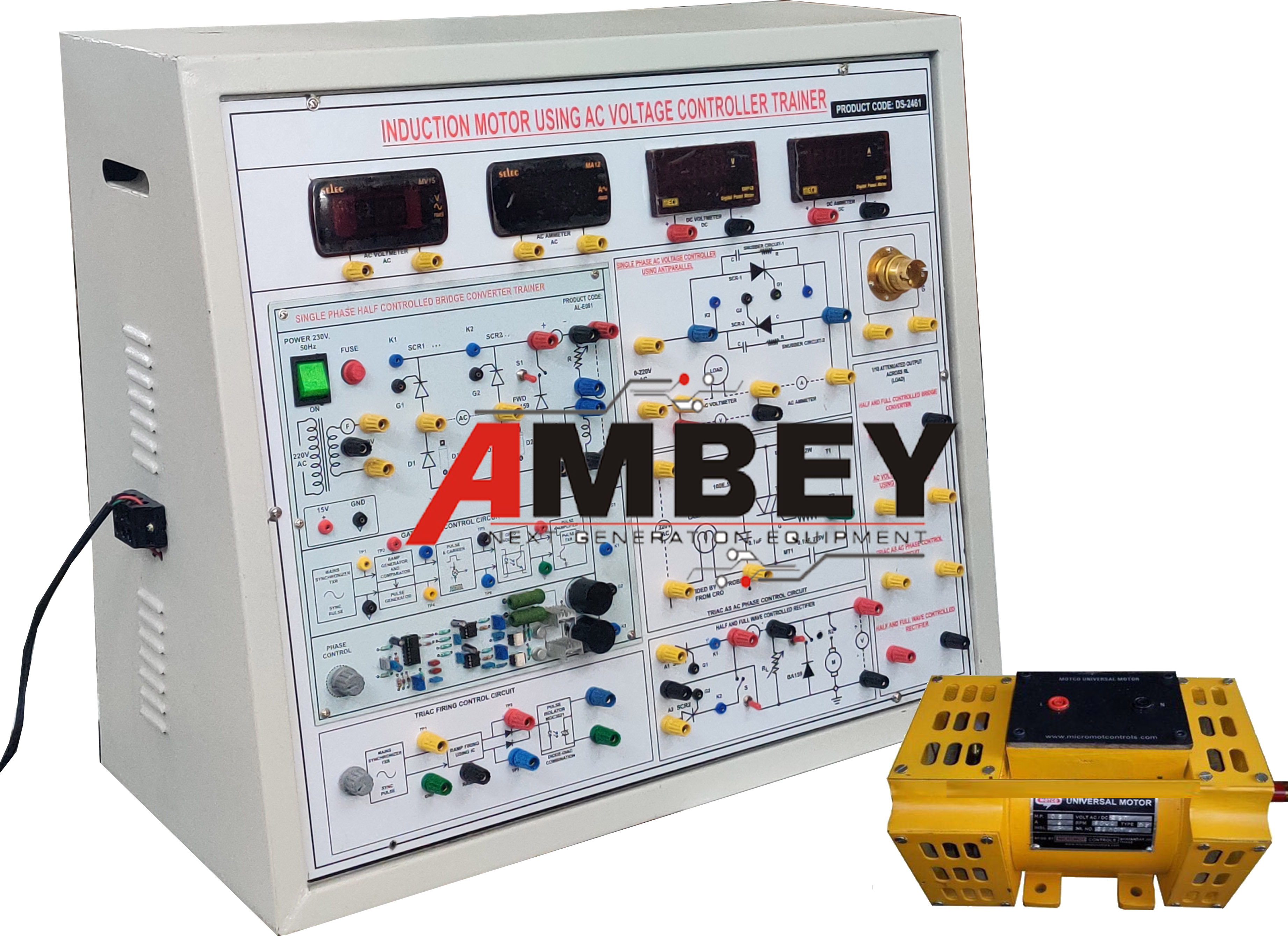 AL-E742 UNIVERSAL MOTOR CONTROL USING AC-DC CONTROLLER (SCR, TRIAC BASED)