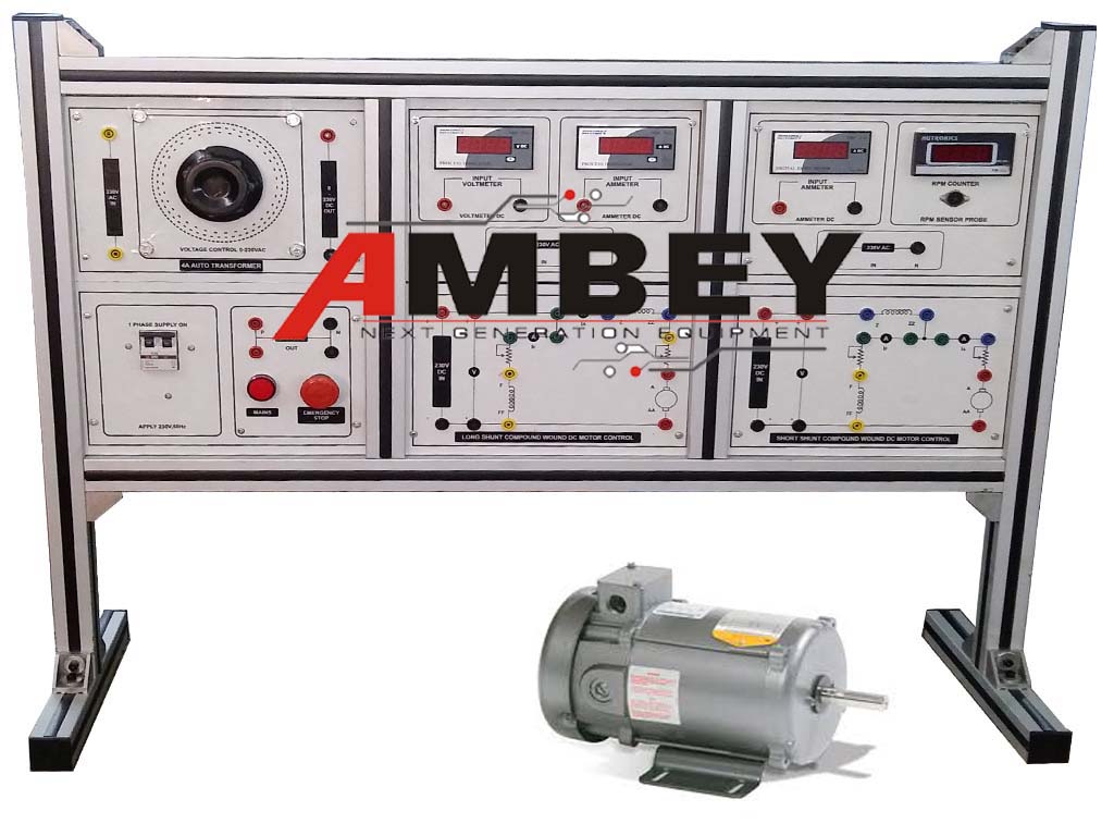 AL-E452C DC COMPOUND MOTOR TRAINER (SPEED CONTROL)