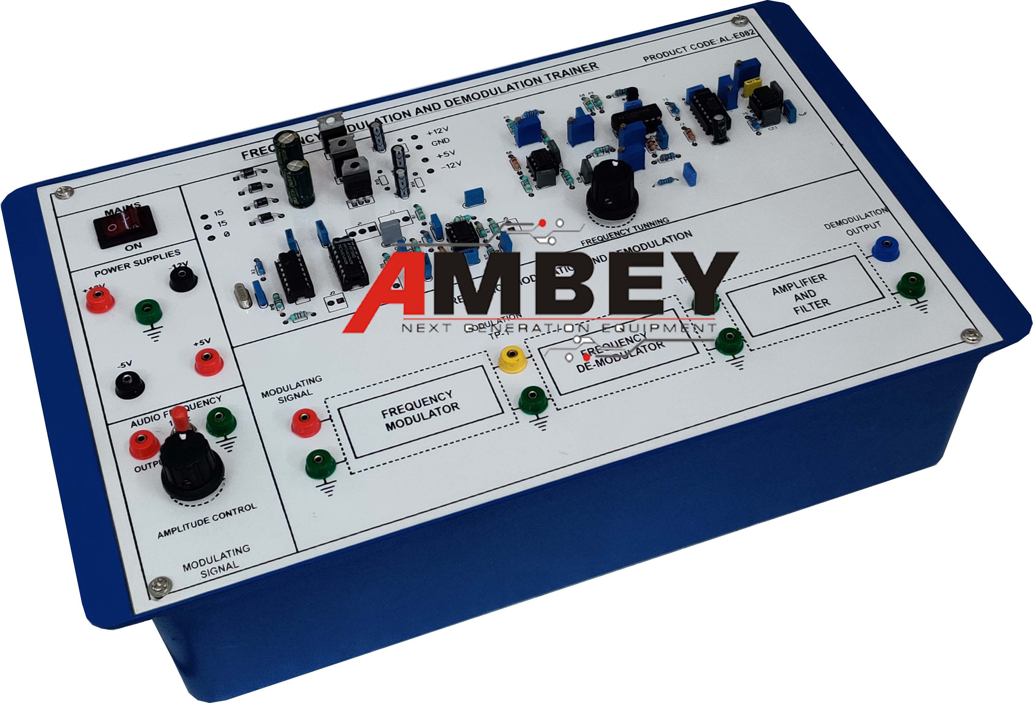 AL-E082 FREQUENCY MODULATION AND DEMODULATION TRAINER