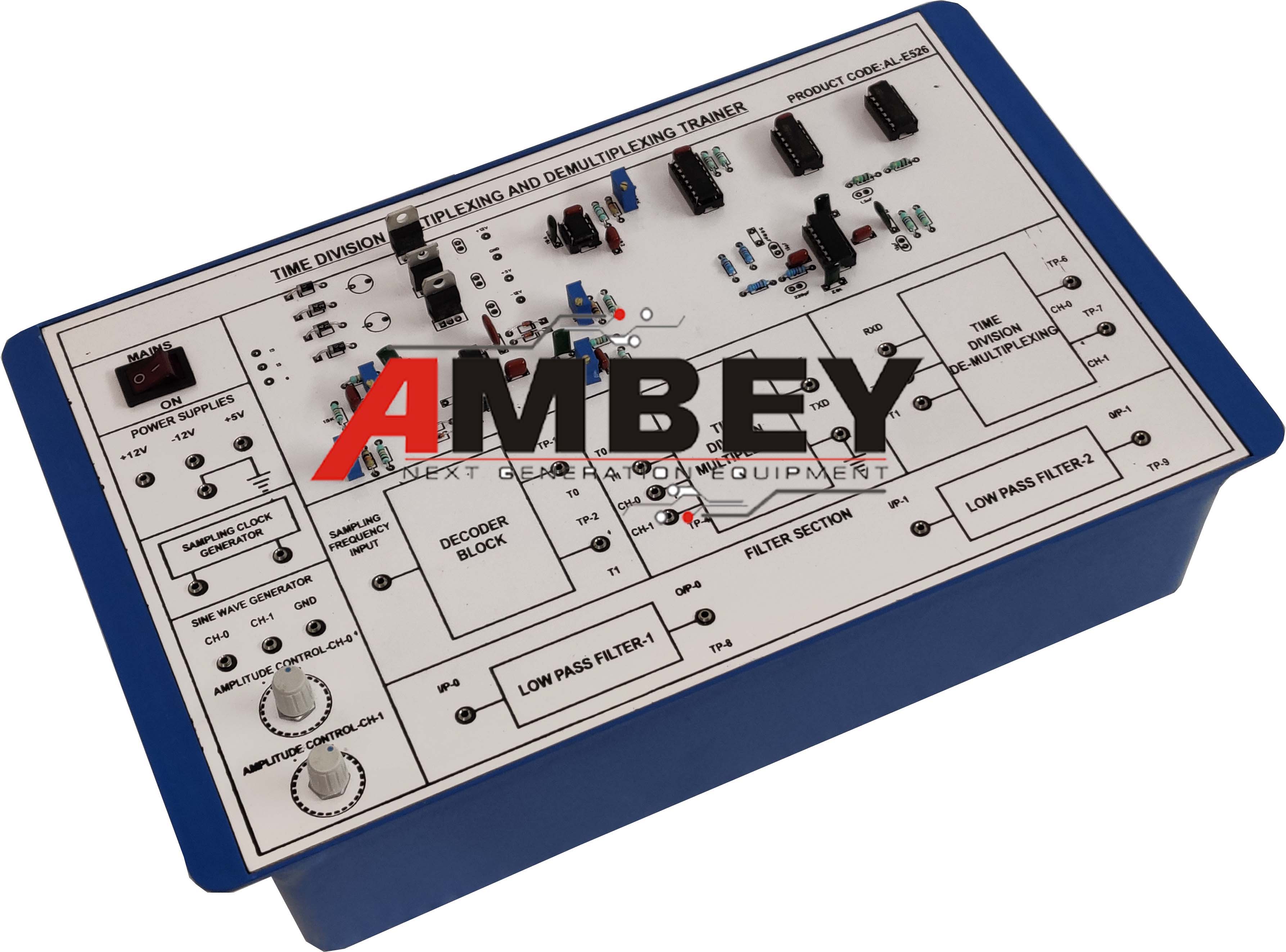 AL-E526 TIME DIVISION MODULATION AND DEMODULATION TRAINER
