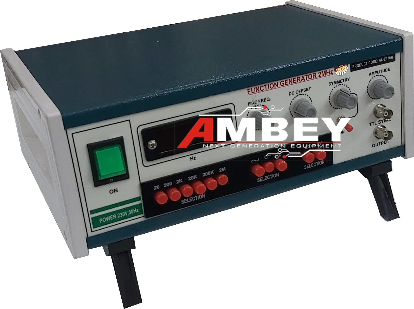 AL-E170B AUDIO FREQUENCY FUNCTION GENERATOR 0-2MHz