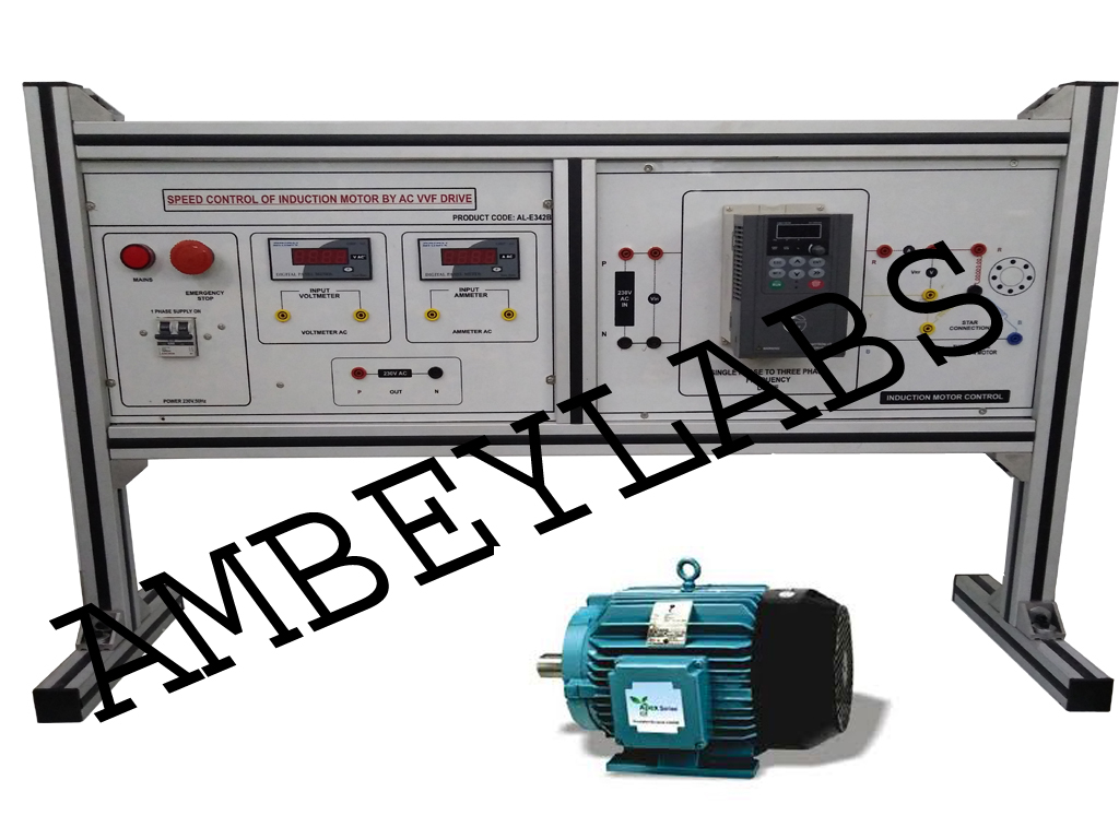 AL-E342B SPEED CONTROL OF THREE PHASE INDUCTION MOTOR BY PWM BASED FREQUENCY DRIVE METHODÂ 
