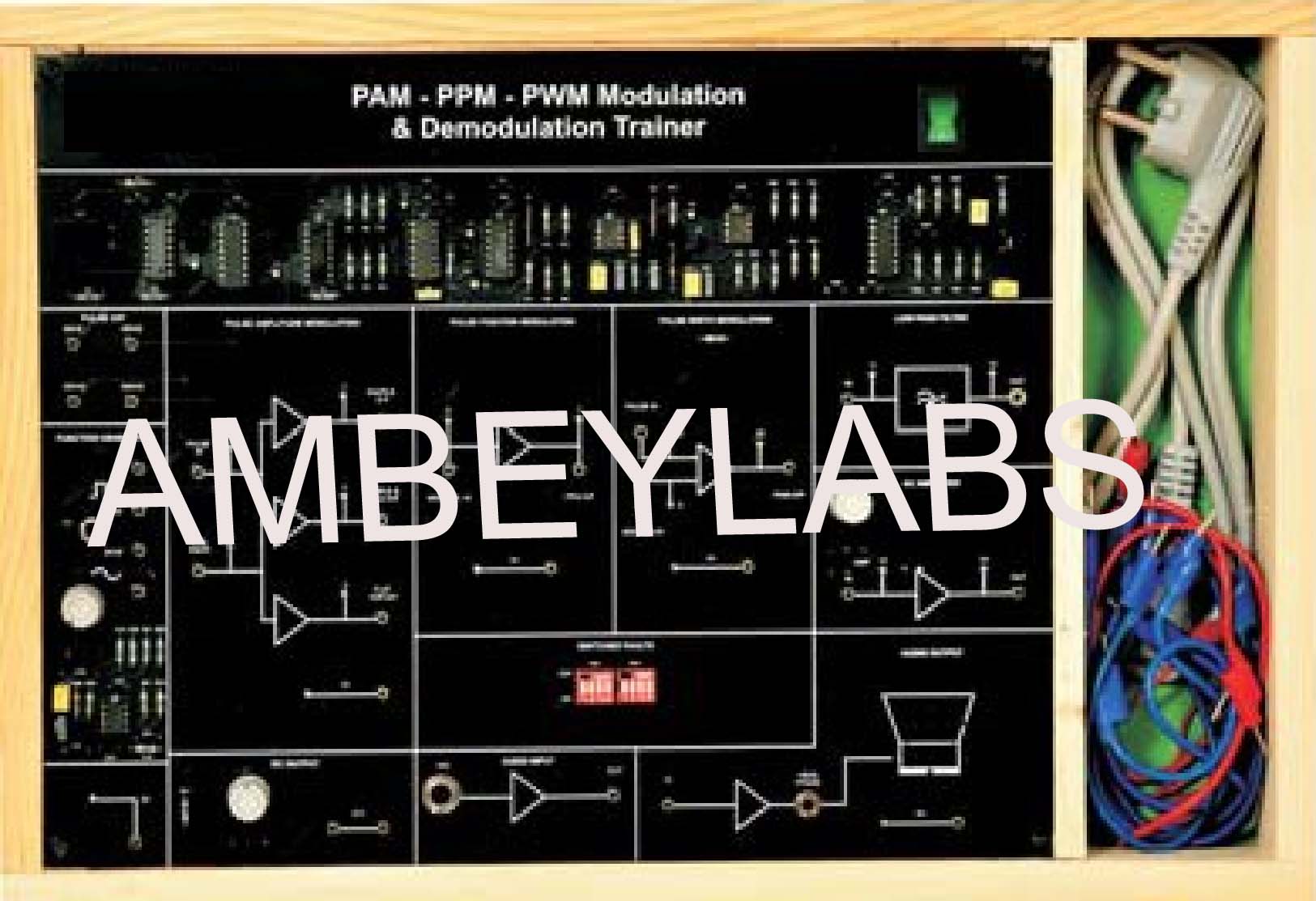 AL-E334A PAM, PPM, PWM MODULATION AND DEMODULATION TRAINER