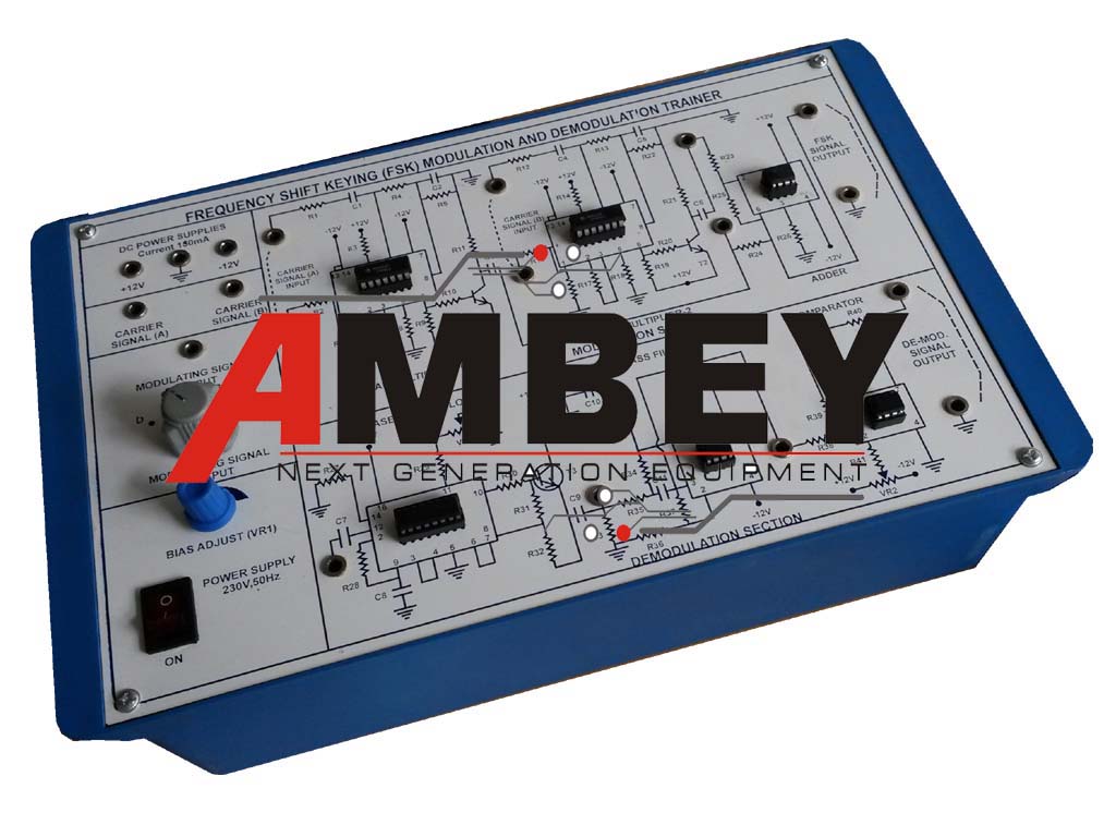 AL-E474 FREQUENCY SHIFT KEYING MODULATION AND DEMODULATION TRAINER