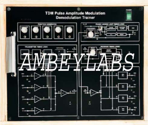 AL-E527 TDM PULSE AMPLITUDE MODULATION AND DEMODULATION TRAINER