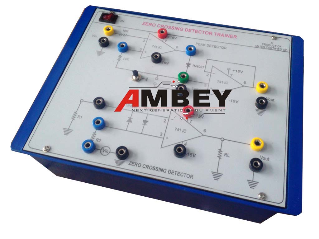 AL-E627 OP-AMP AS ZERO CROSSING DETECTOR AND PEAK DETECTOR TRAINER