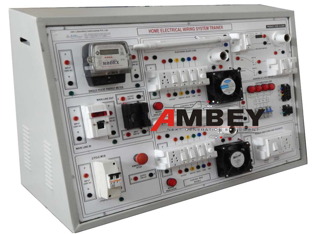 AL-E544 DOMESTIC HOUSE WIRING CONTROL TRAINER