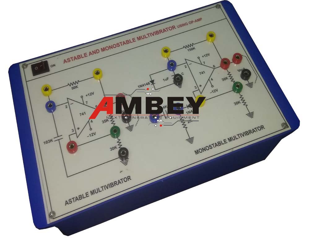 AL-E046B ASTABLE MULTIVIBRATOR TRAINER (741 IC)