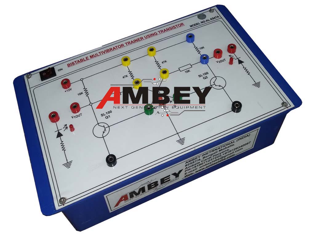 AL-E047A BISTABLE MULTIVIBRATOR TRAINER (USING TRANSISTOR)