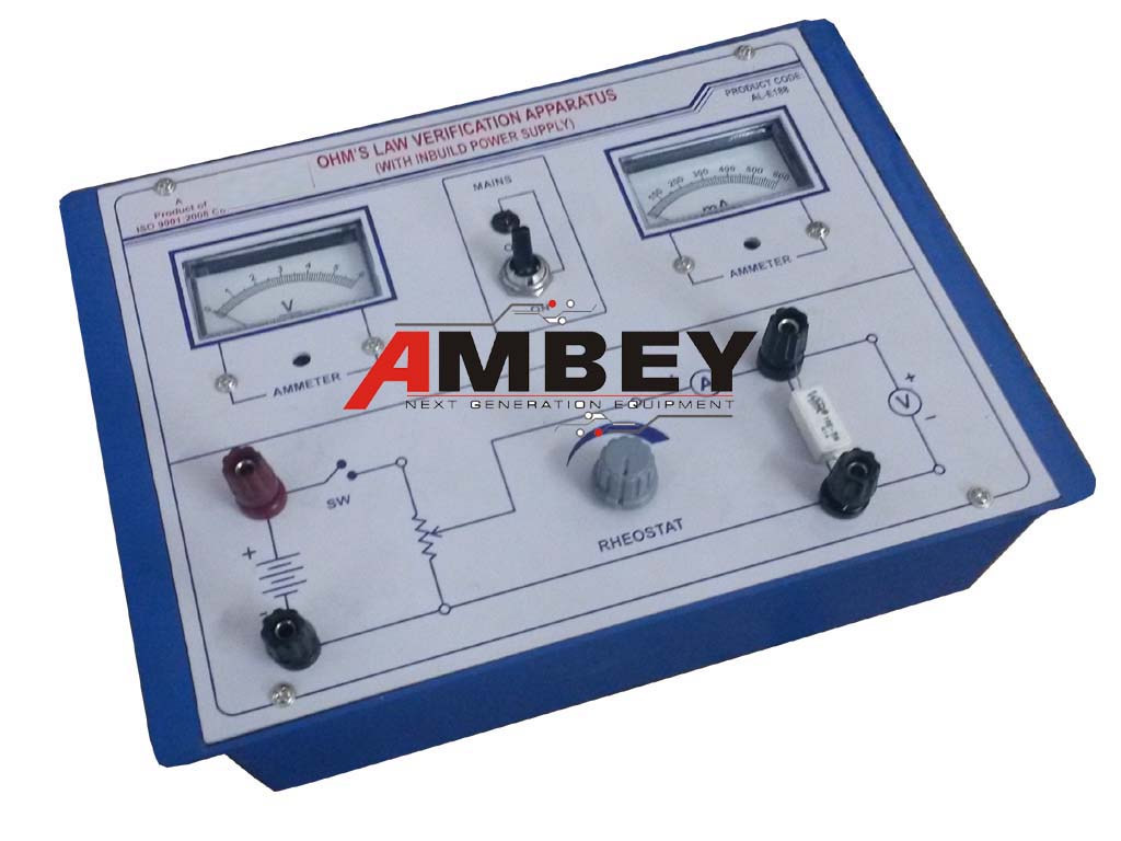 AL-E027B VERIFICATION OF OHMâ€™S LAW THEOREM (WITH UREGULATED POWER SUPPLY)