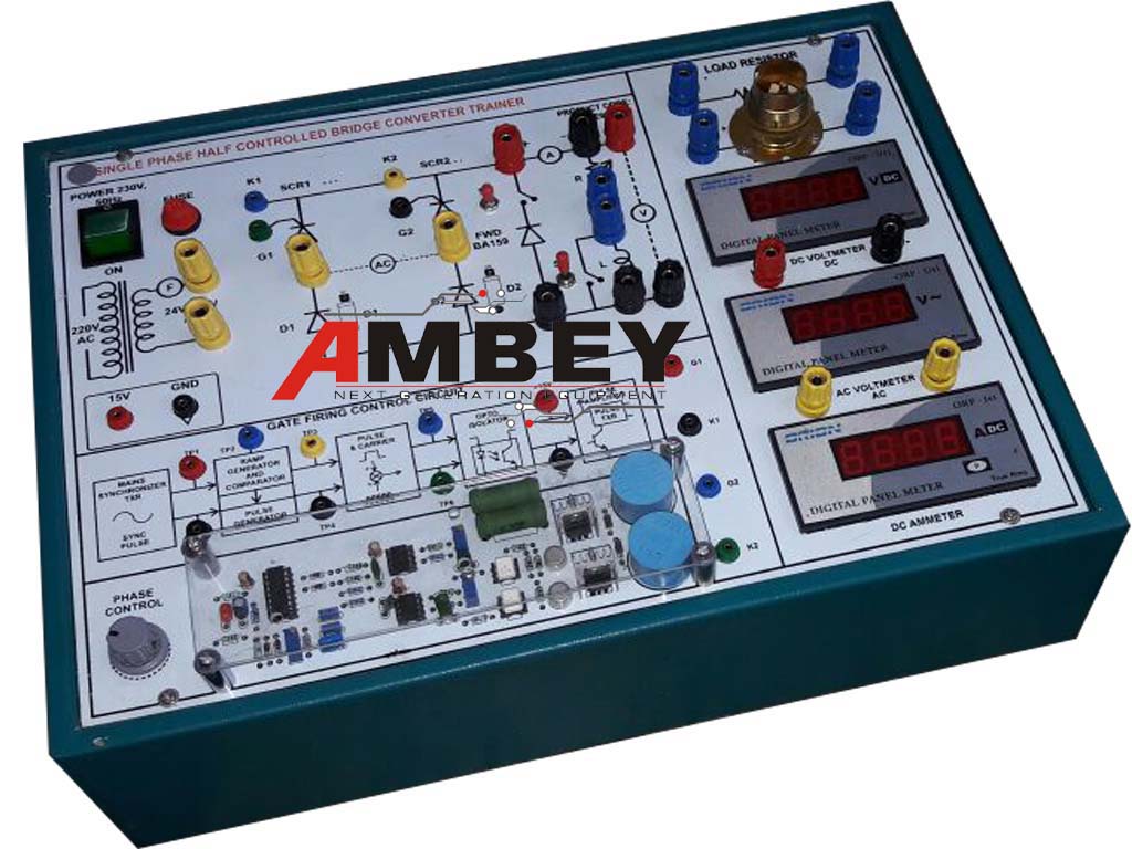AL-E306 SINGLE PHASE HALF WAVE UNCONTROLLED RECTIFIER TRAINER