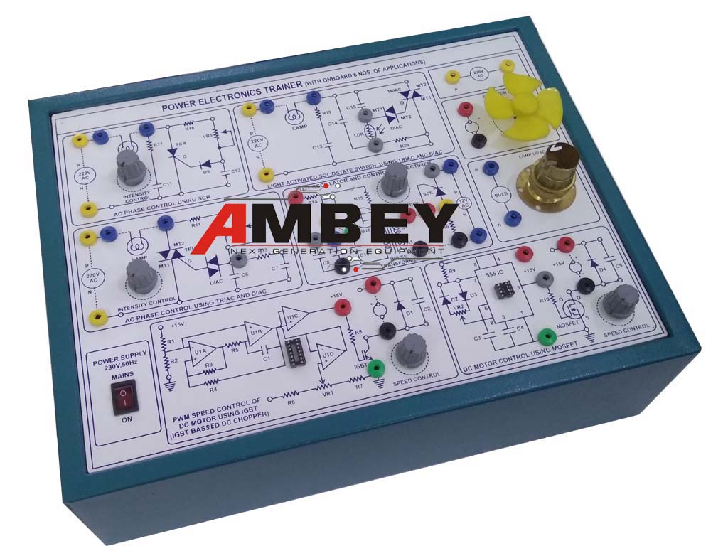 AL-E393D POWER ELECTRONICS TRAINER 6 APPL.