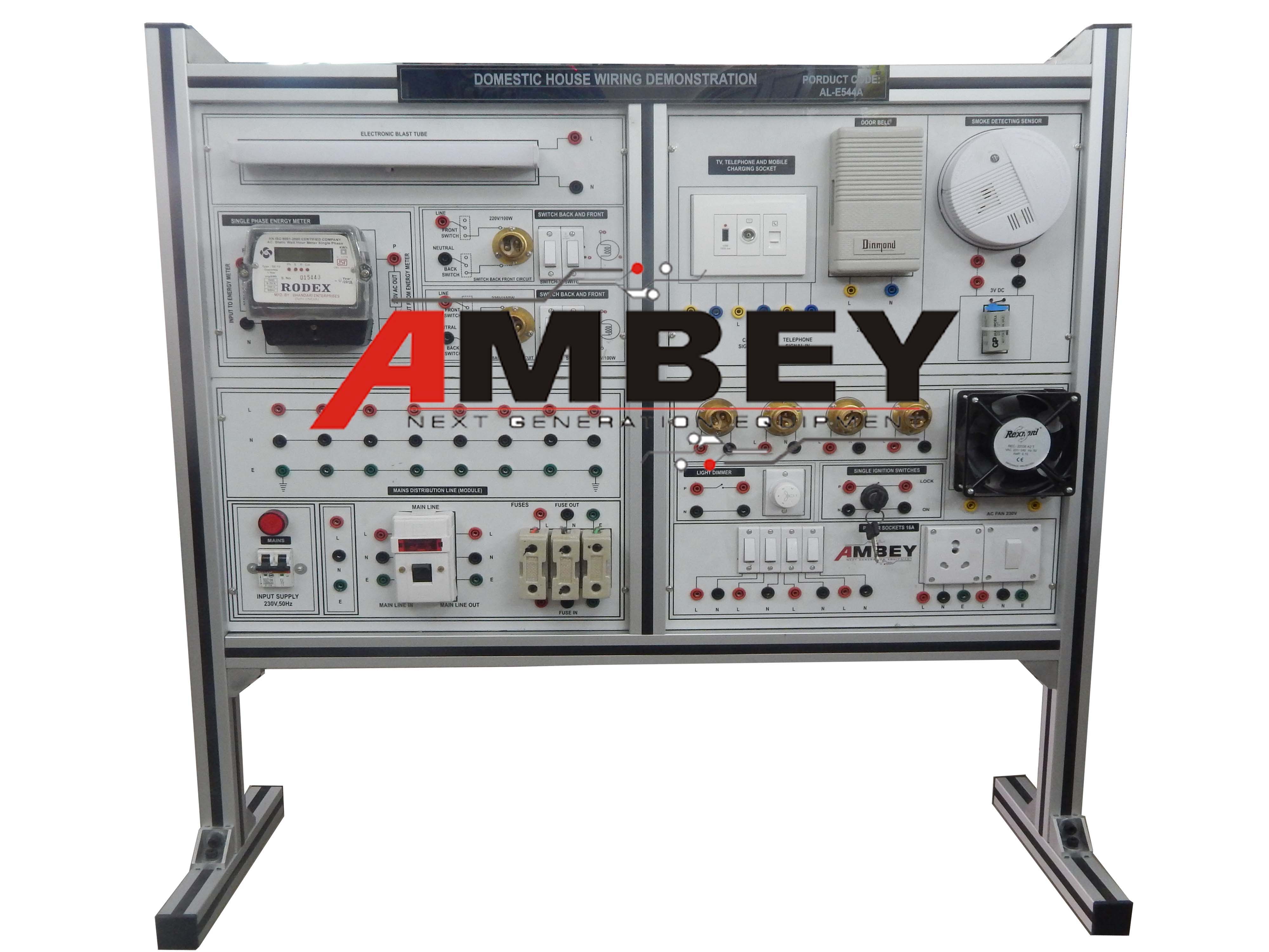 AL-E544A DOMESTIC HOUSE WIRING CONTROL TRAINER