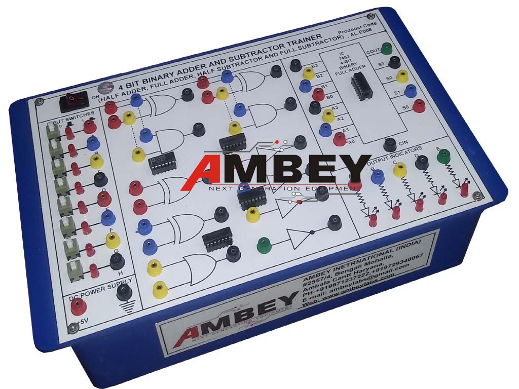 AL-E008 4-BIT BINARY ADDER AND SUBTRACTOR TRAINER