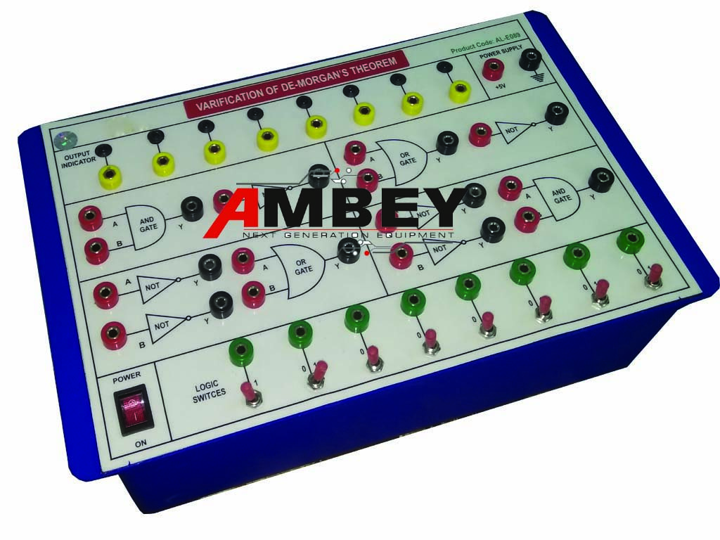 AL-E089 DE-MORGAN'S THEOREM TRAINER
