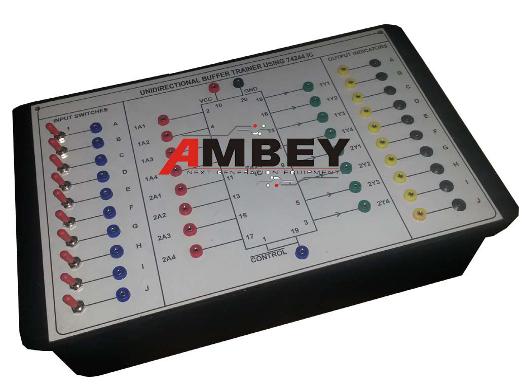 AL-E172 STUDY OF UNIDIRECTIONAL BUFFER USING 74244 IC